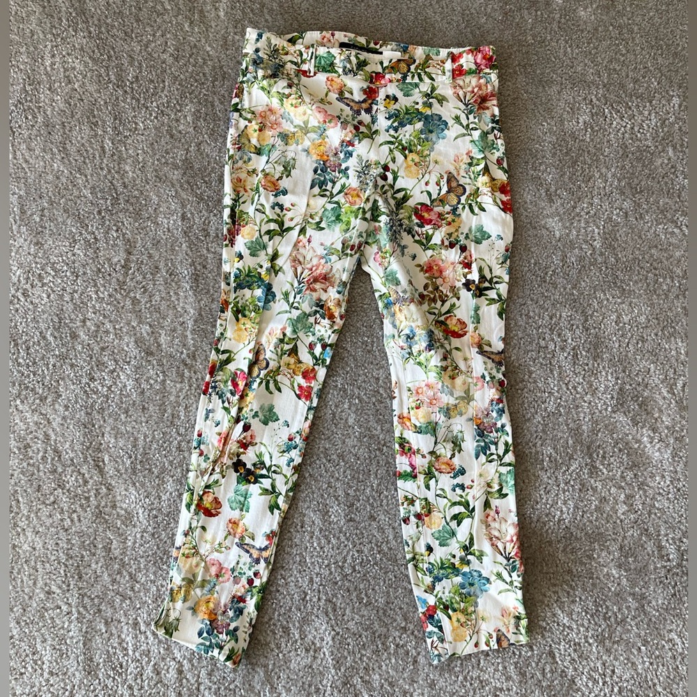 Zara Floral Trousers